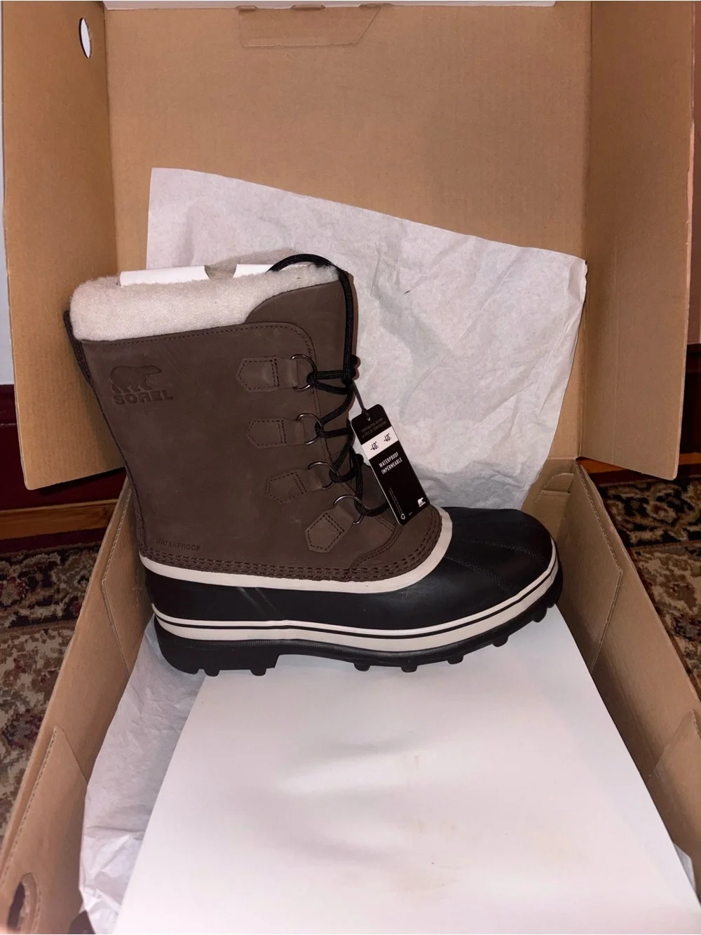 NWT Sorel Men's Caribou Boot 10.5